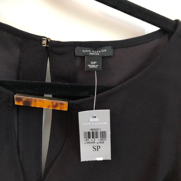NWT! Ann Taylor Tortoiseshell Keyhole Top SP - Picture 5 of 7